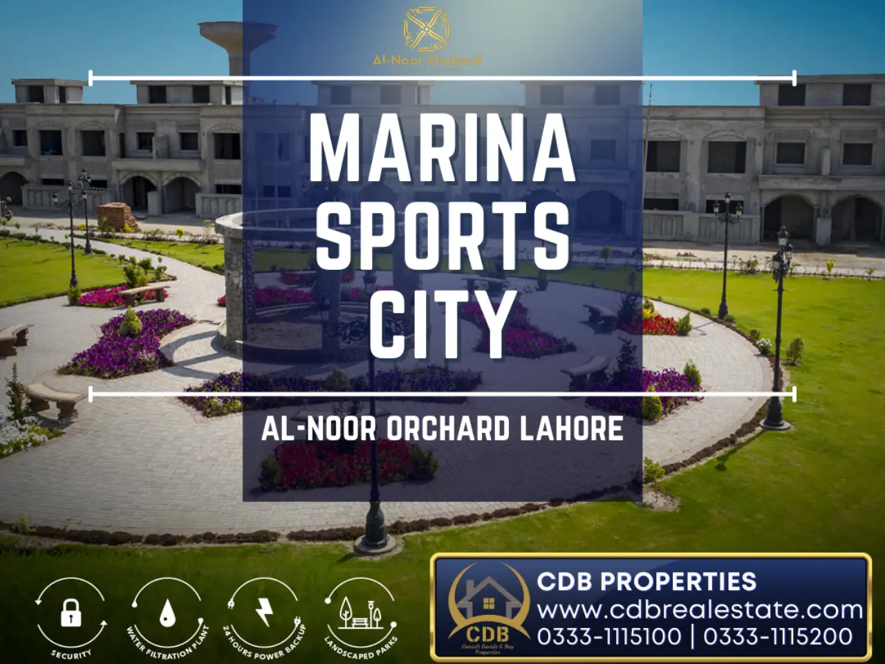 building in marina sports city lahore