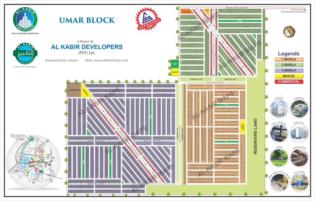 Al Kabir Town Phase 2 Umar Block Released by Al-Kabir Developers