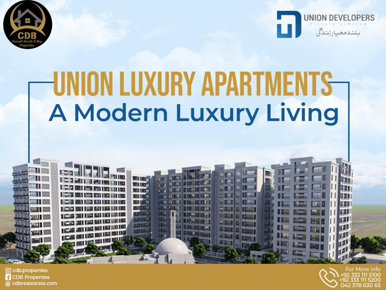 union luxury apartments lahore