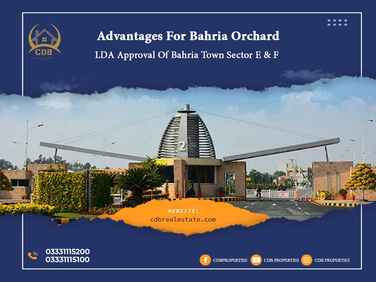 Advantages for bahria orchard