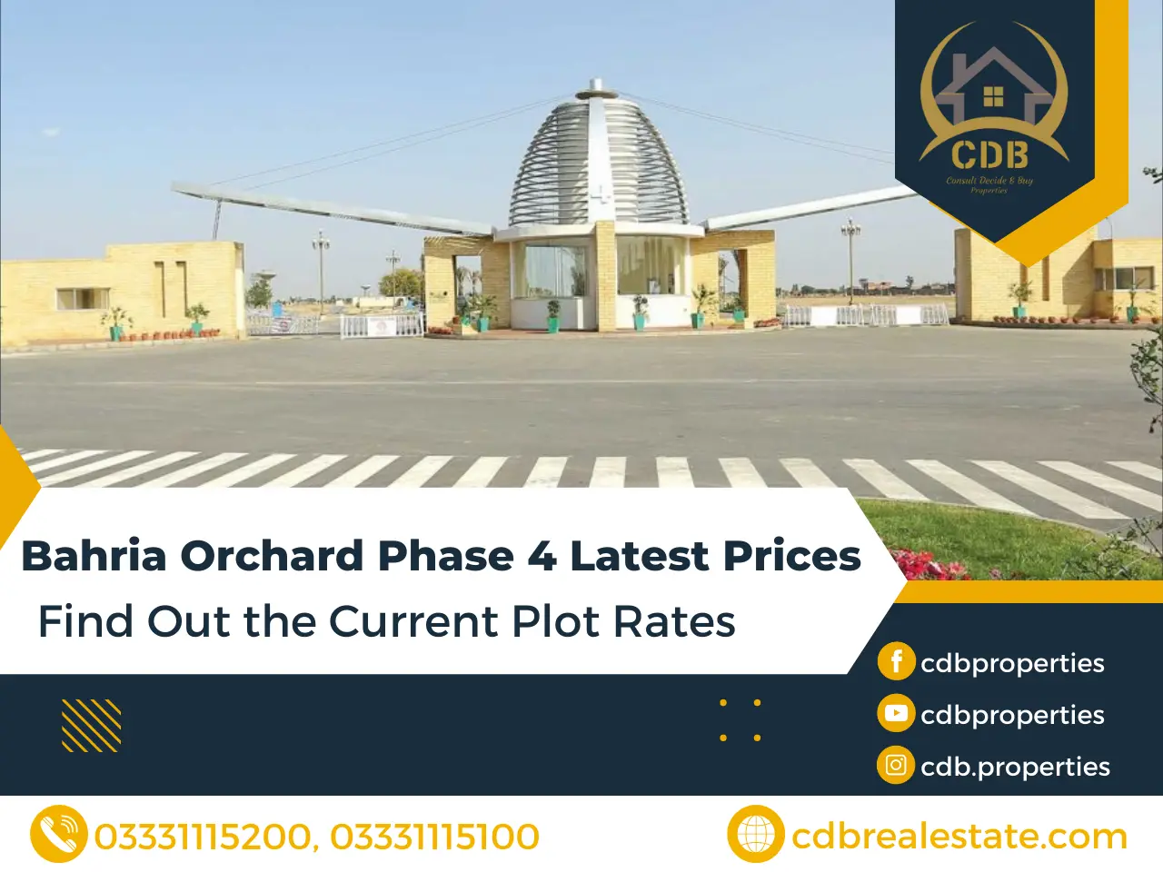 Bahria Orchard Phase 4 Latest Prices - CDB Properties