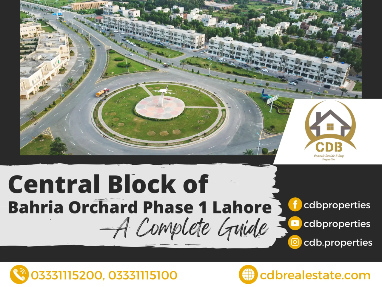 Central Block Bahria Orchard Phase 1 Lahore