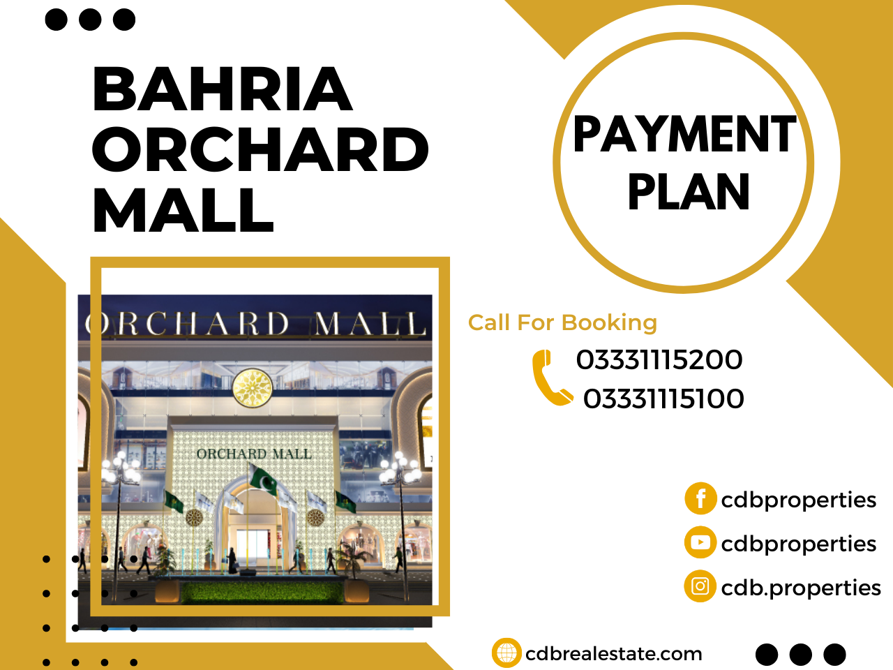 Bahria Orchard Mall Payment plan