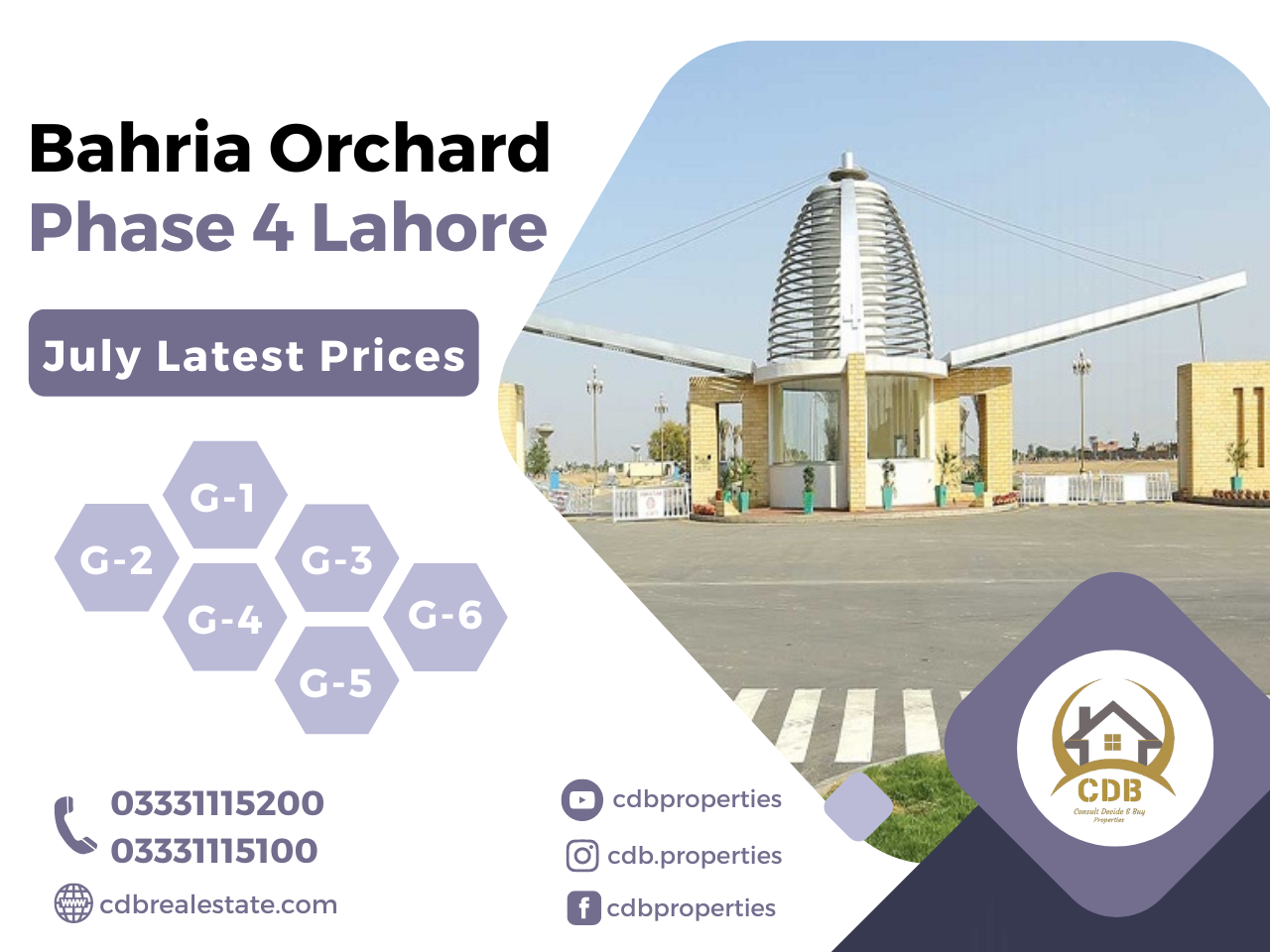 Bahria Orchard Lahore Phase 4 July Latest Prices