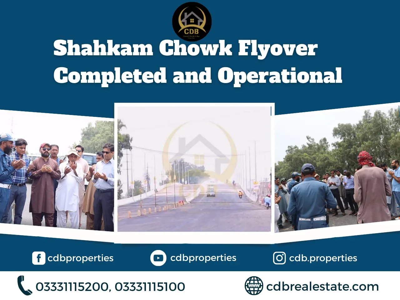 Shahkam Chowk Flyover Completed and Operational