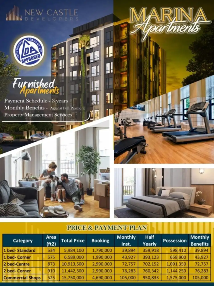 Marian Apartments Lahore Payment Plan , Location Features, Developers - Complete Project Details 