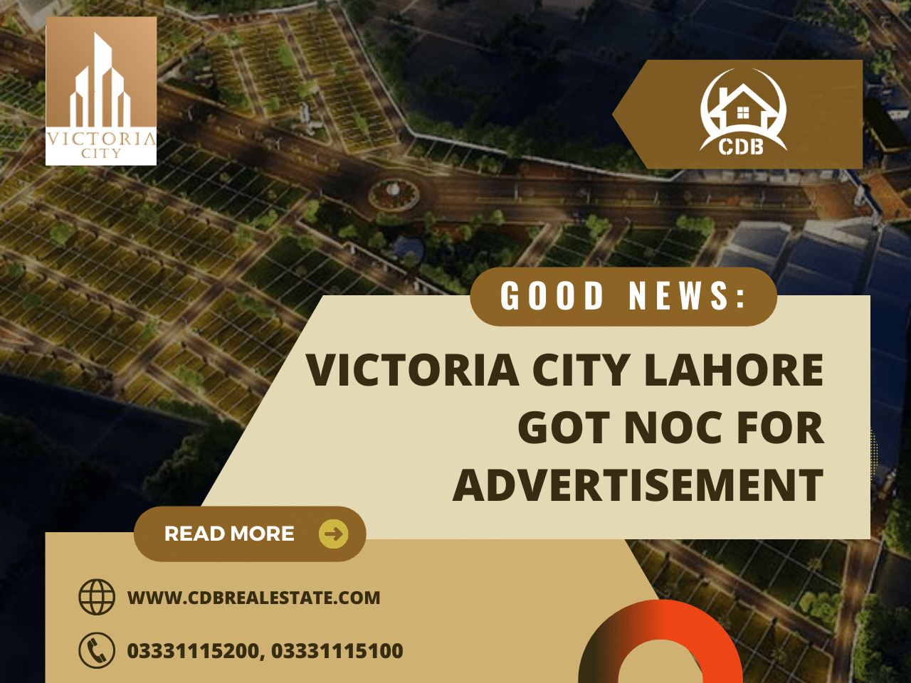 victoria city lahore Advertisement NOC