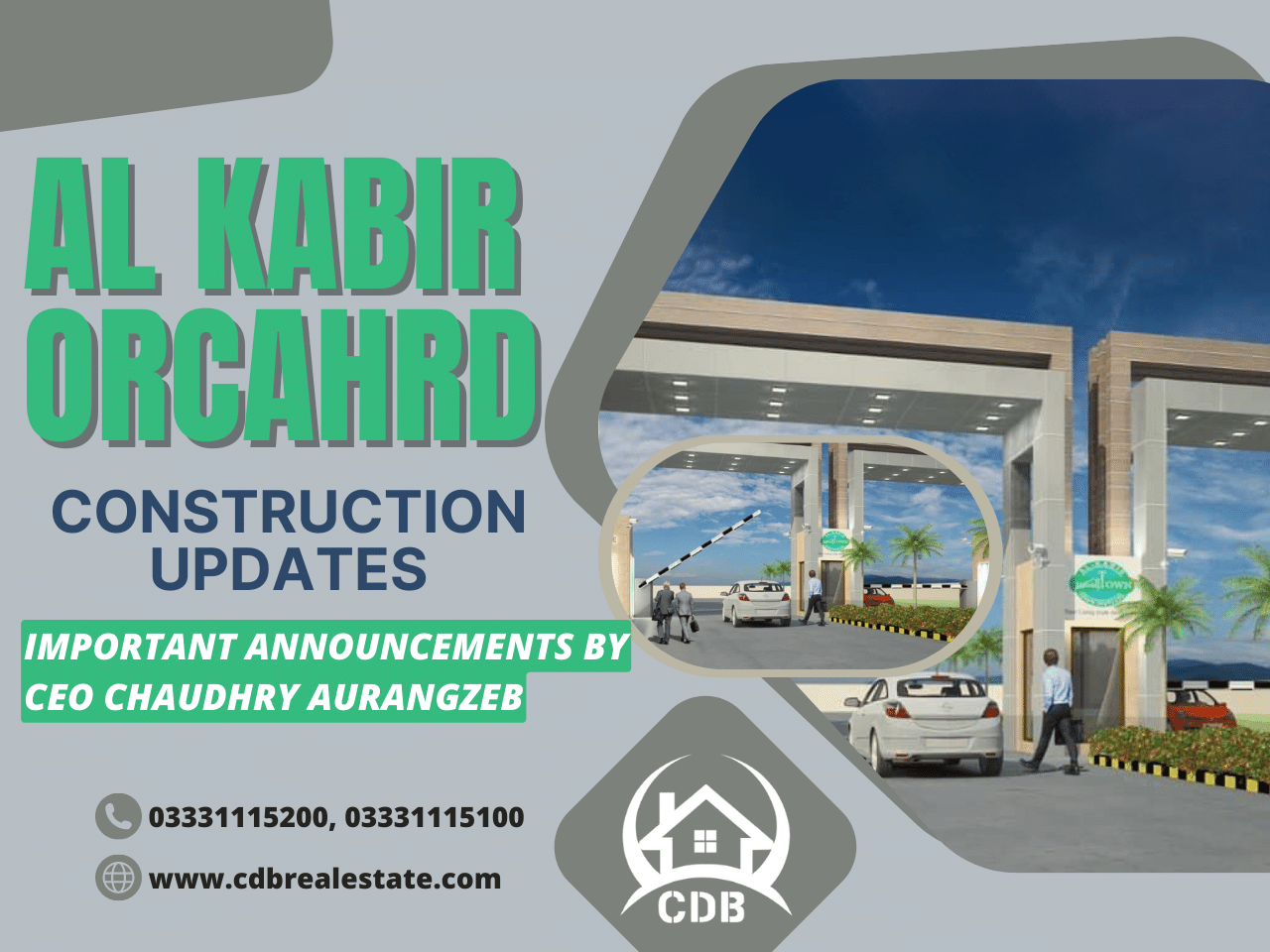 Al Kabir Orchard: Construction Updates & Important Announcements By The CEO