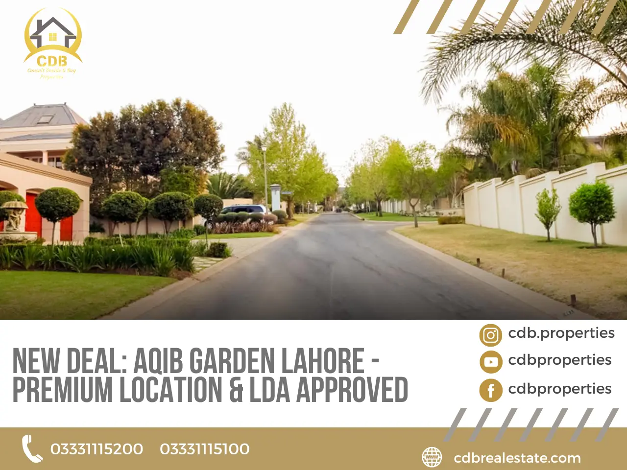 House and Road in Aqib Garden Lahore