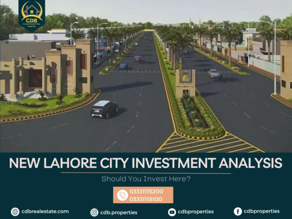 New Lahore City drone view