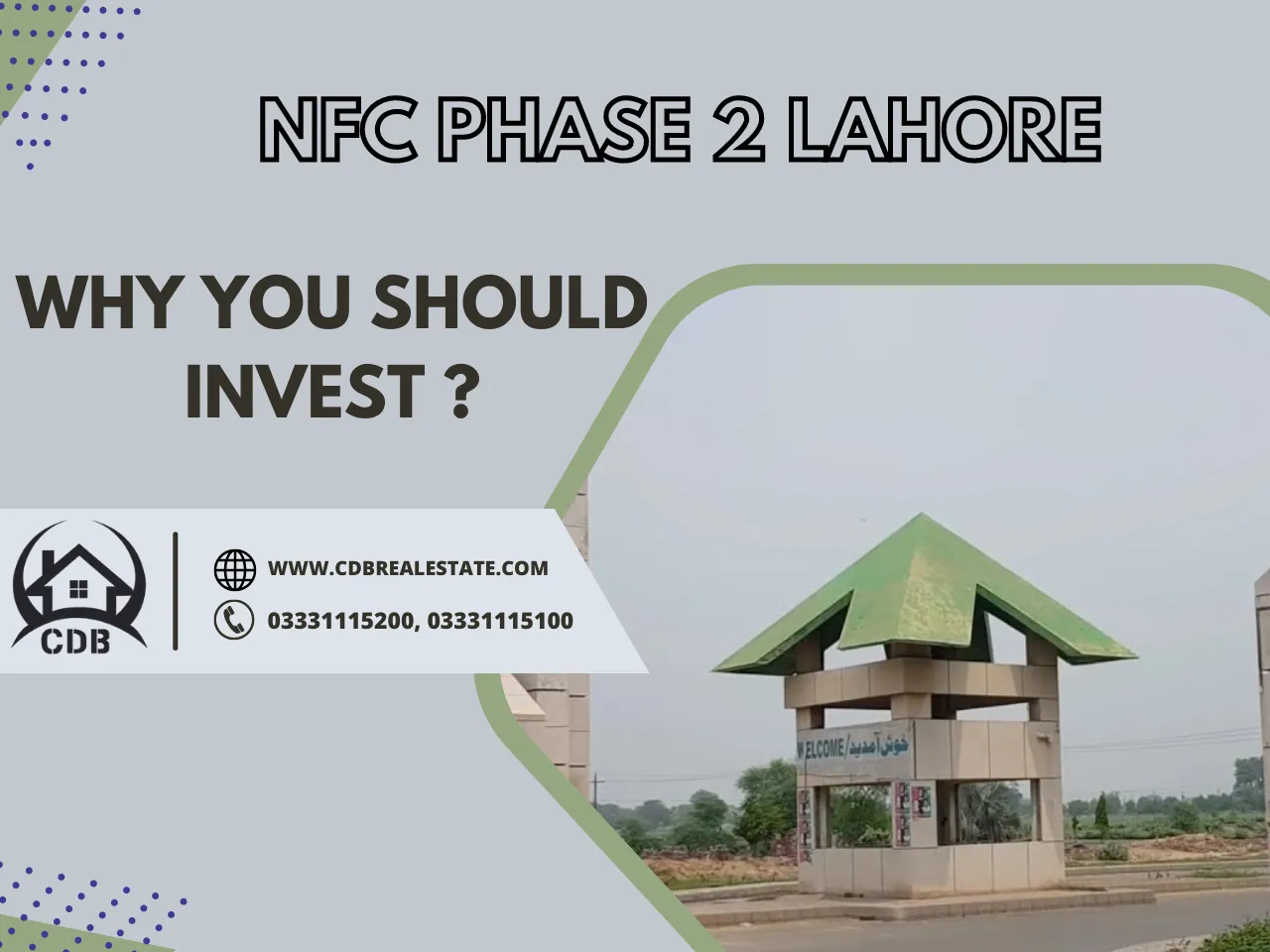 why you should invest in nfc phase 2 lahore