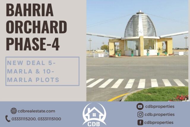 Bahria Orchard Phase 4 - 5 Marla and 10 Marla Plots