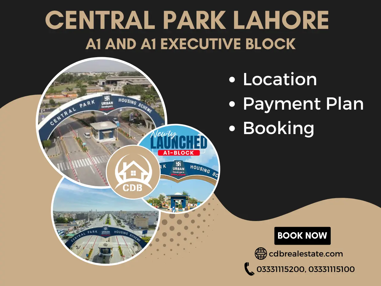Central Park Lahore A1 and A1 Executive Block