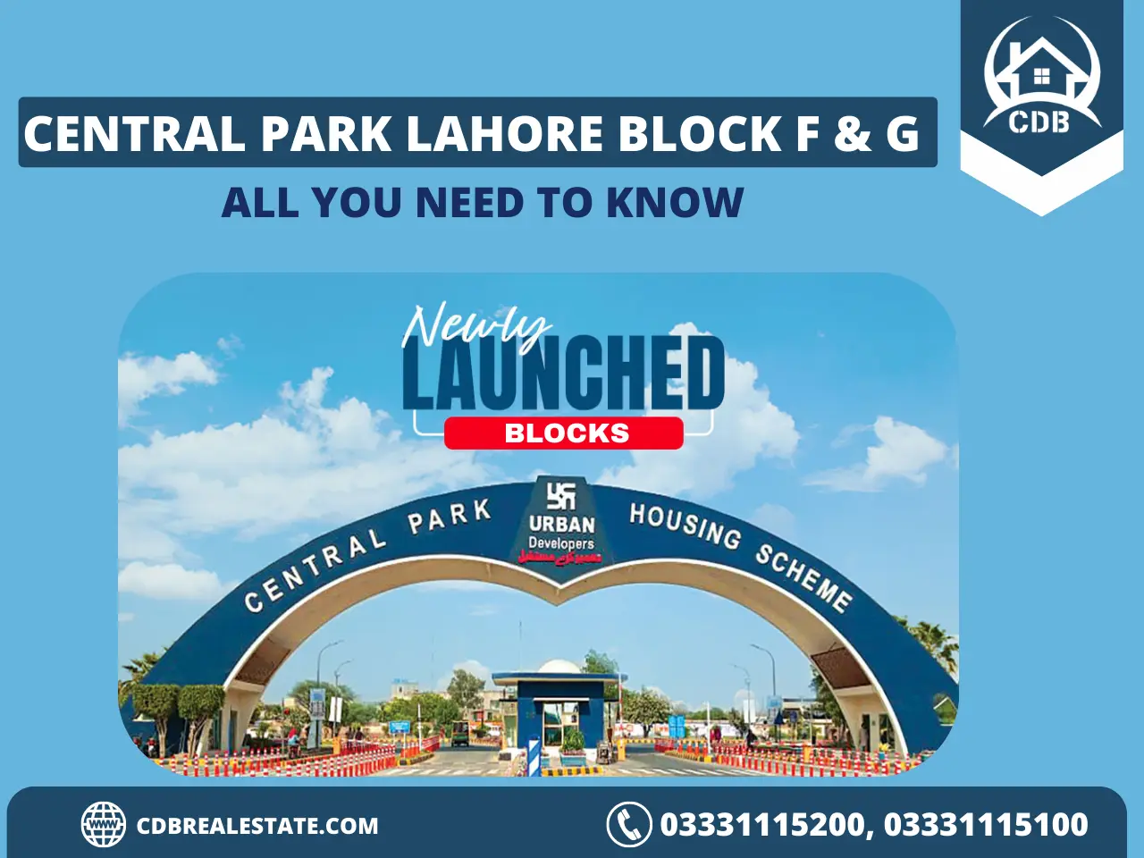 Central Park Lahore Block F & G
