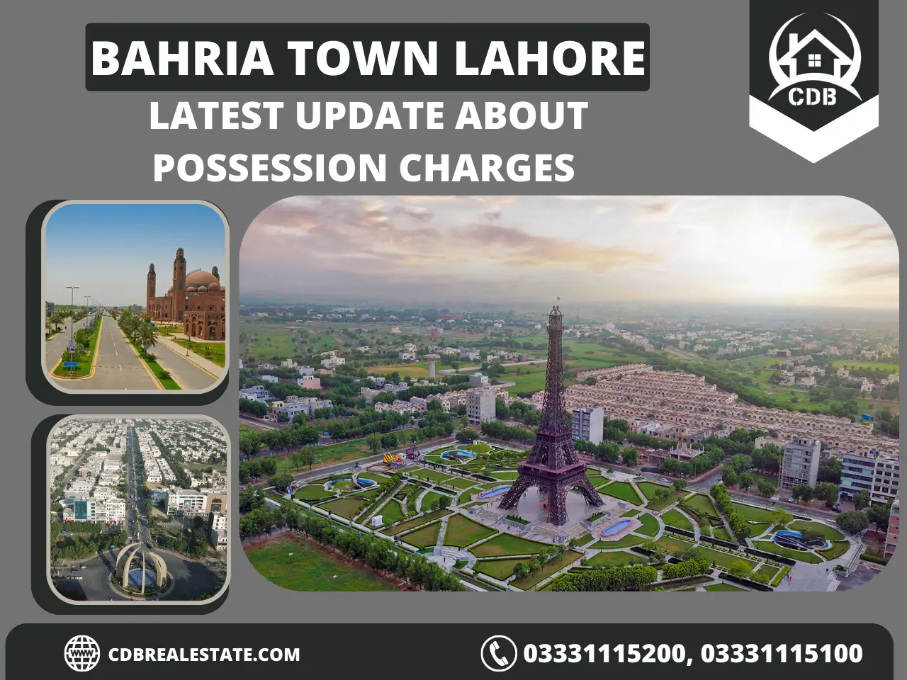 Bahria Town Lahore Latest Update About Possession Charges