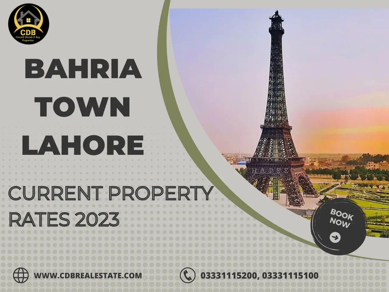 Bahria Town Lahore Property Rates Analysis 2023