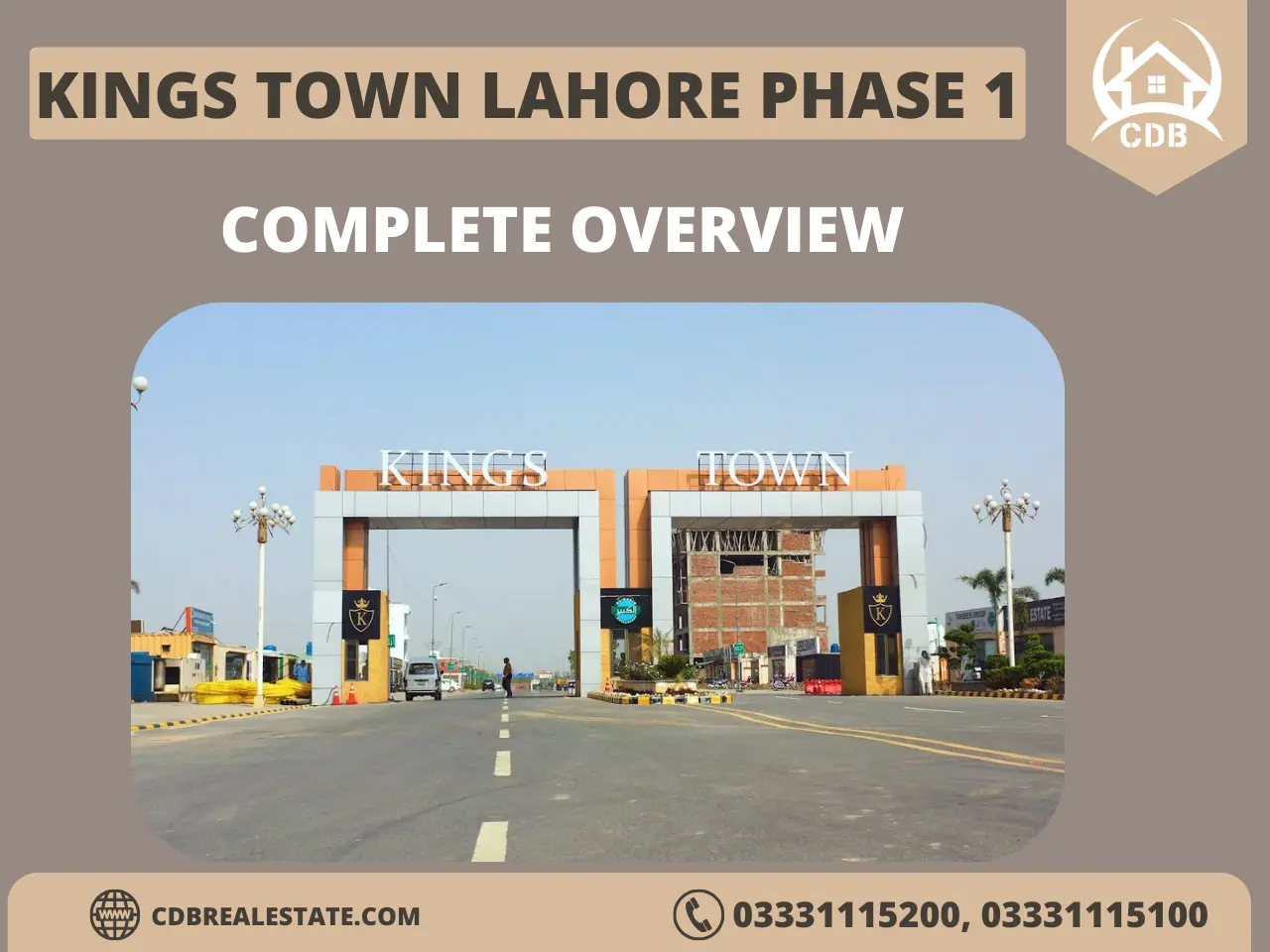 Kings Town Lahore Phase 1