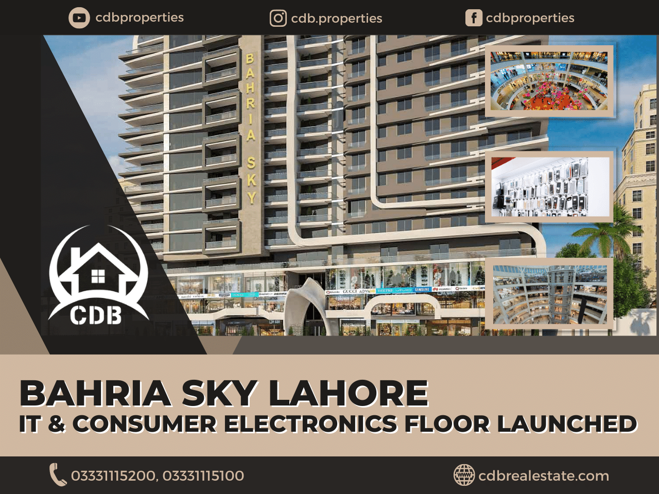 Bahria Sky Lahore - IT & Consumer Electronics Floor Launched