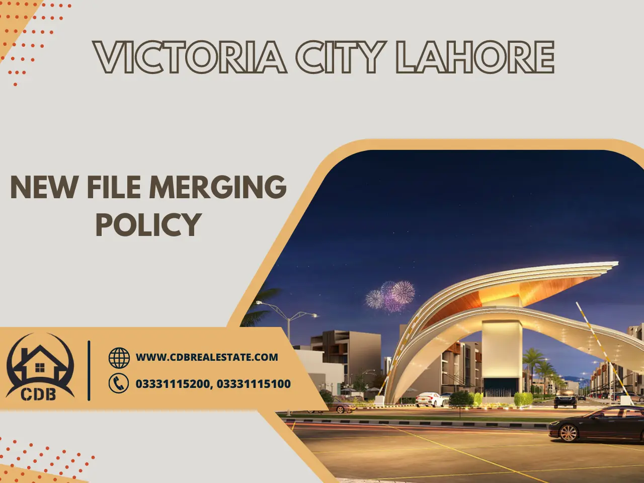 Victoria City Lahore New Merging Policy