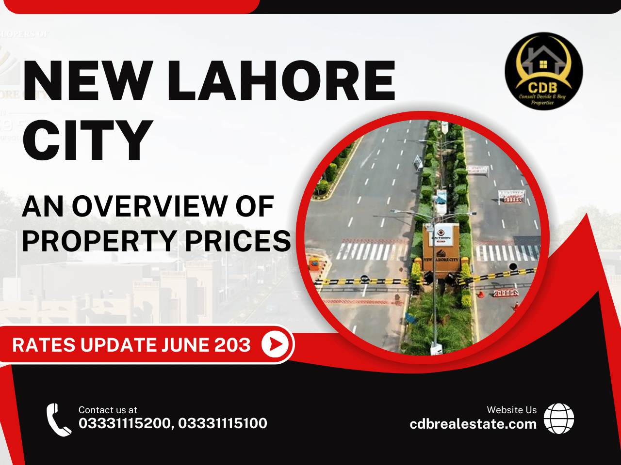 New Lahore City Rates Update June 2023