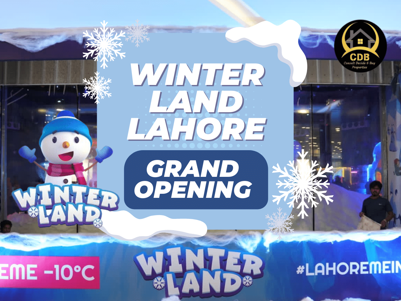 Winter Land Grand Opening in Bahria Town Lahore