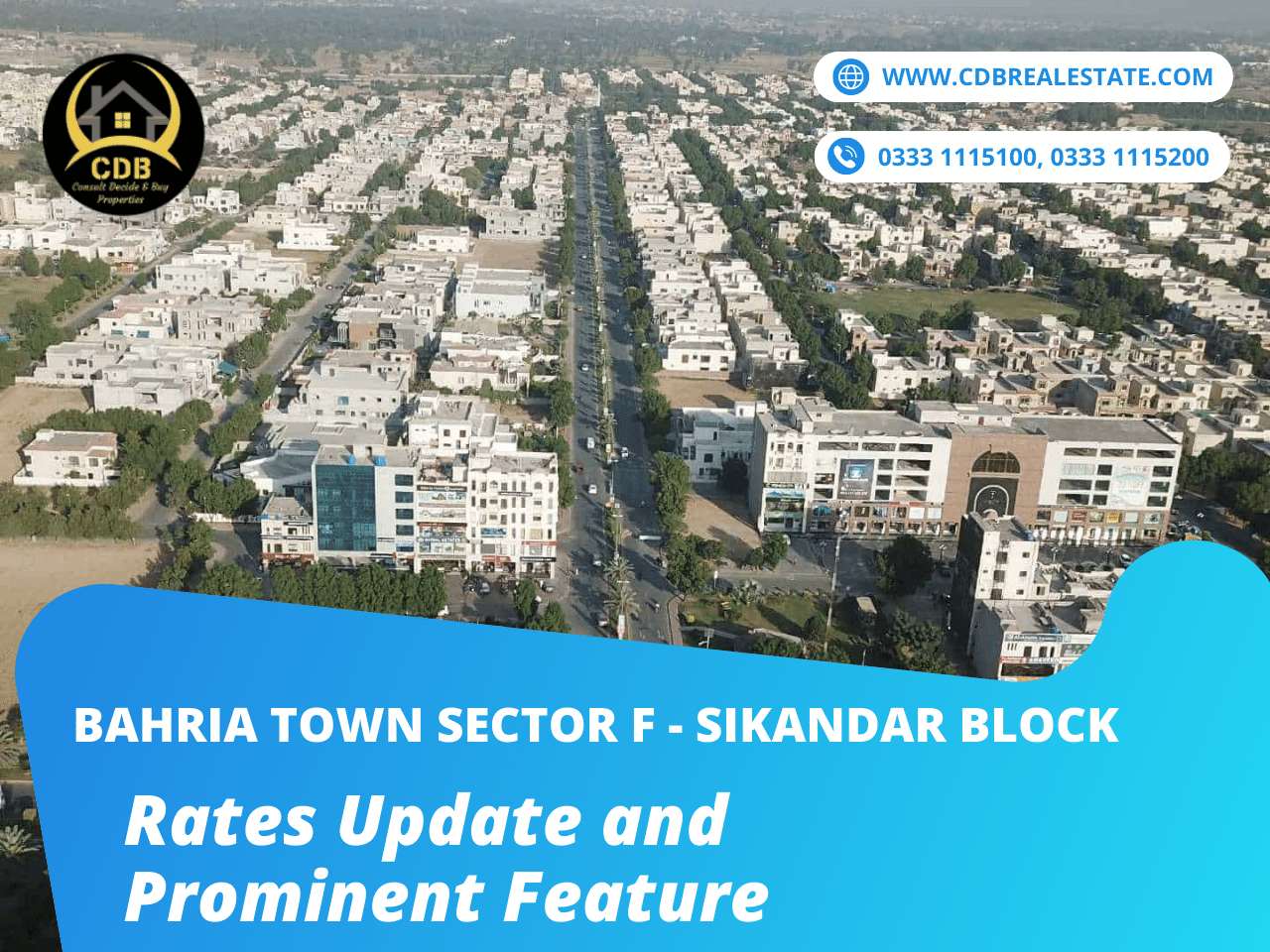 Bahria Town Sector F Sikandar Block Rates Update