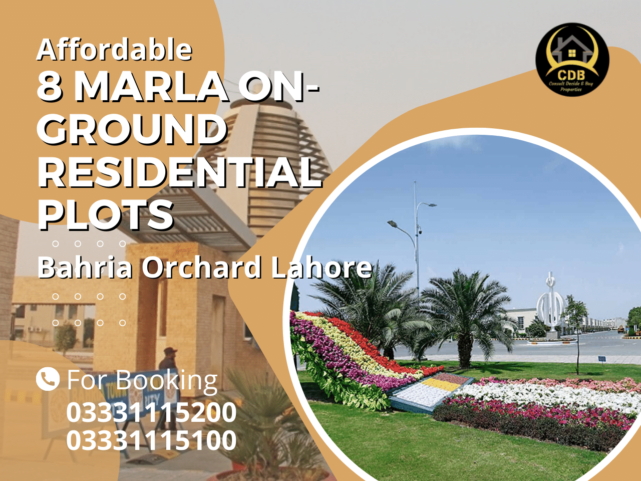 8 Marla On-Ground Residential Plots in Bahria Orchard Lahore