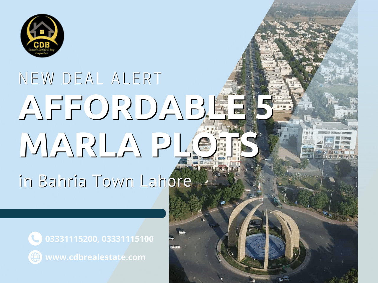 Affordable 5 Marla Plots in Bahria Town Lahore