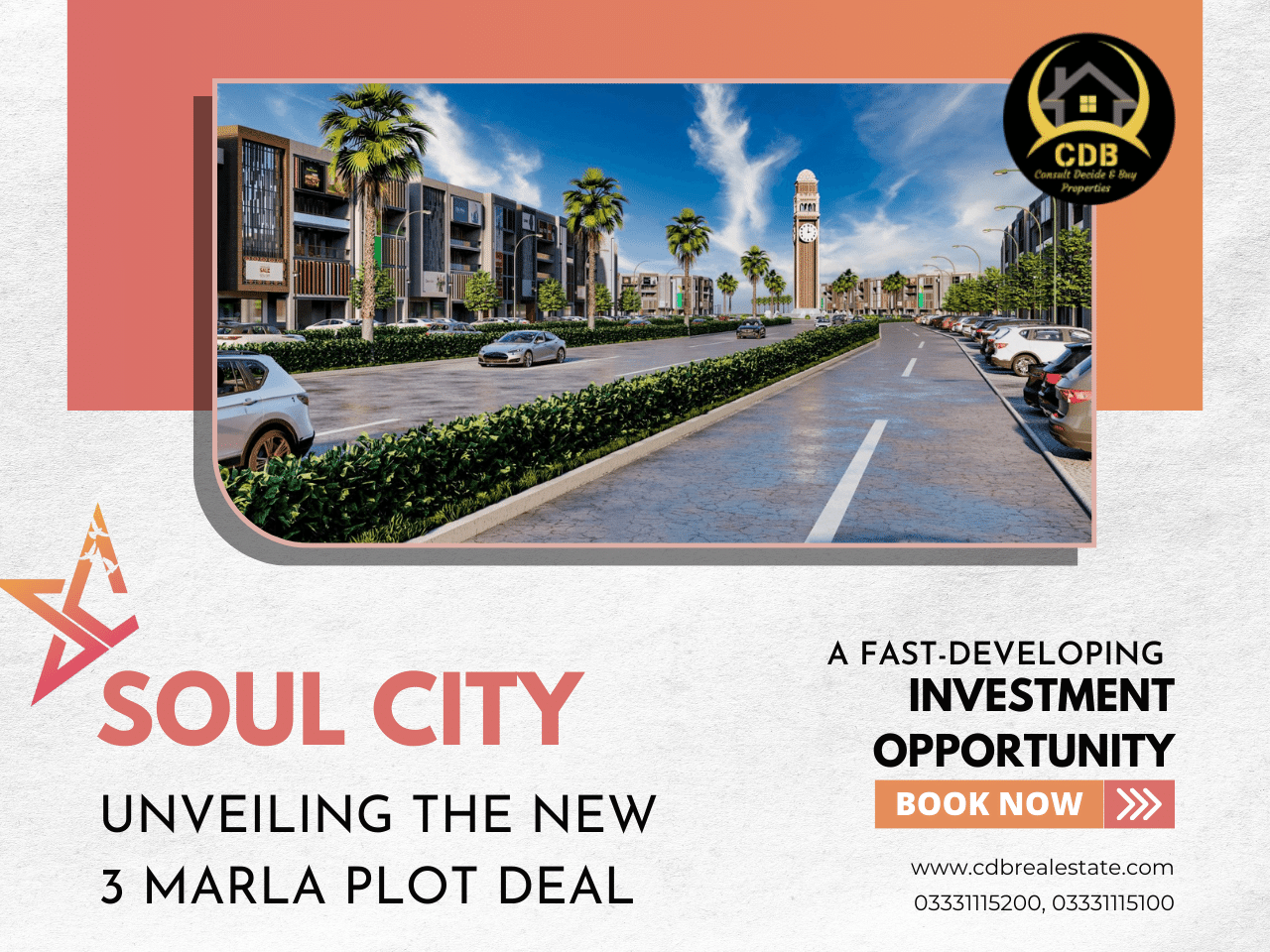 Soul City 3 Marla Plot Deal