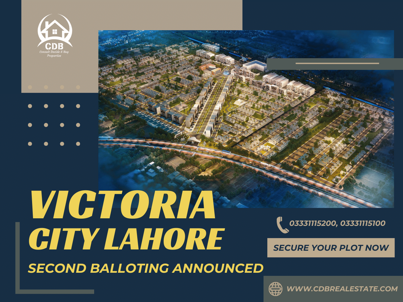 Victoria City Lahore Second Balloting Announced