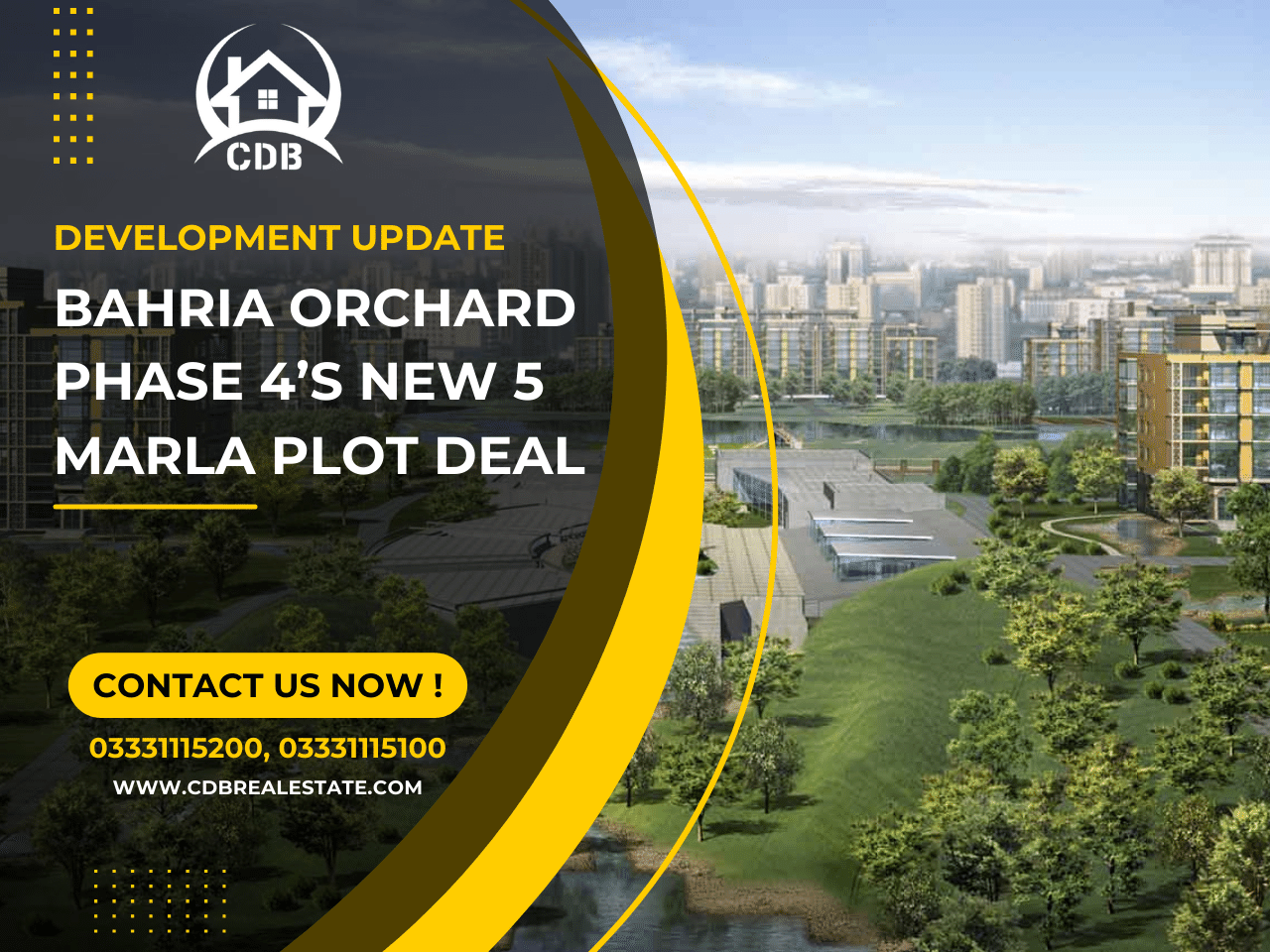 Development Update: Bahria Orchard Phase 4's New 5 Marla Plot Deal