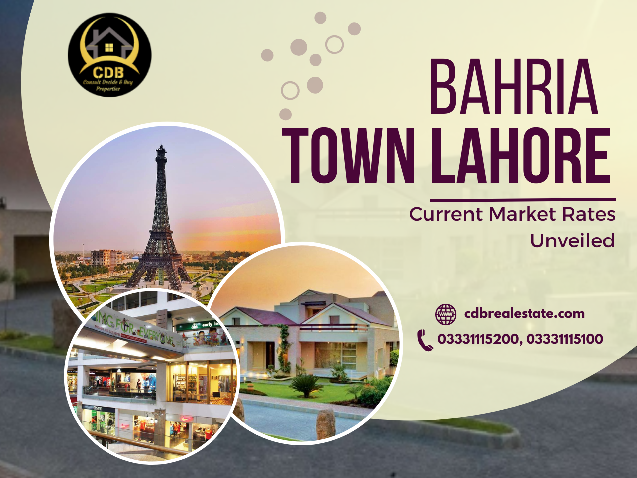 Bahria Town Lahore: Current Market Rates Unveiled