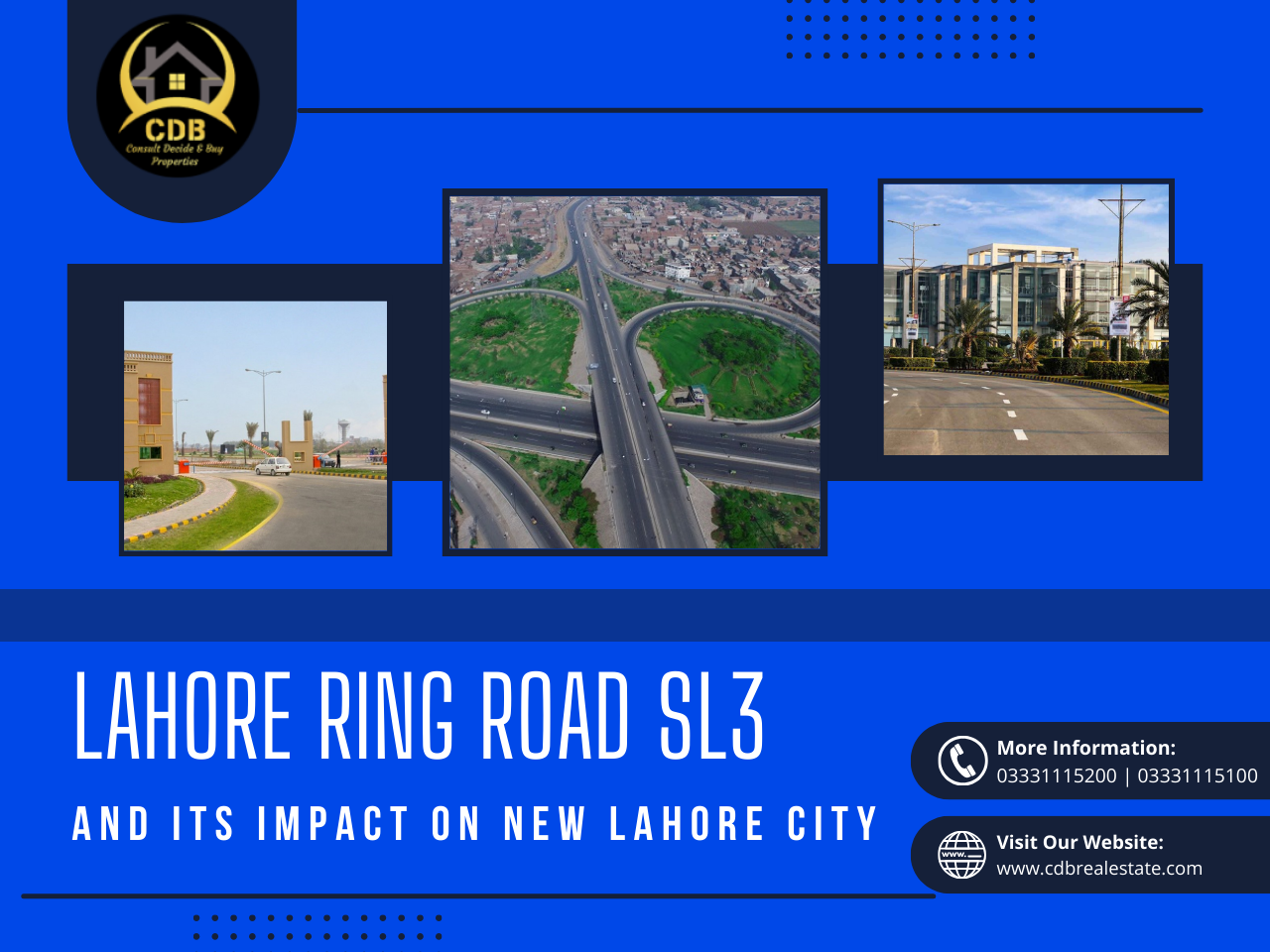 Lahore Ring Road SL3 and Its Impact on New Lahore City