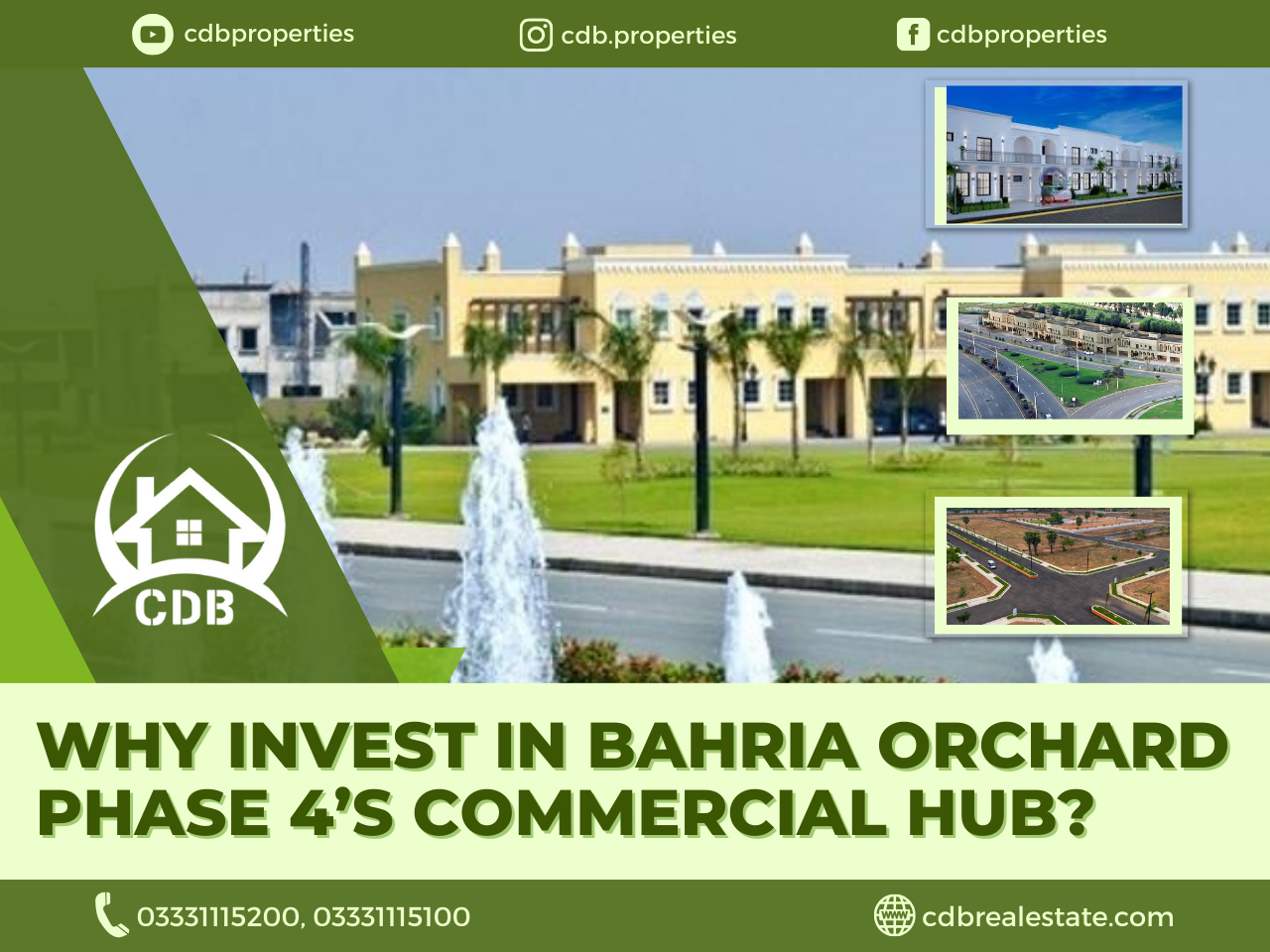 Why Invest in Bahria Orchard Phase 4’s Commercial Hub?