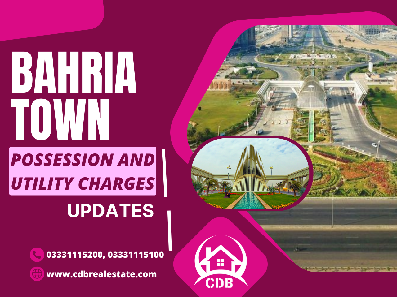 Bahria Town Possession and Utility Charges