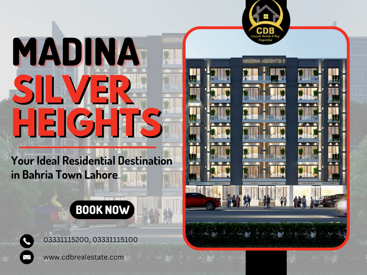 Madina Silver Heights: Your Ideal Residential Destination in Bahria Town Lahore