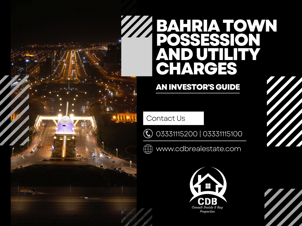 Bahria Town Possession and Utility Charges - An Investor's Guide