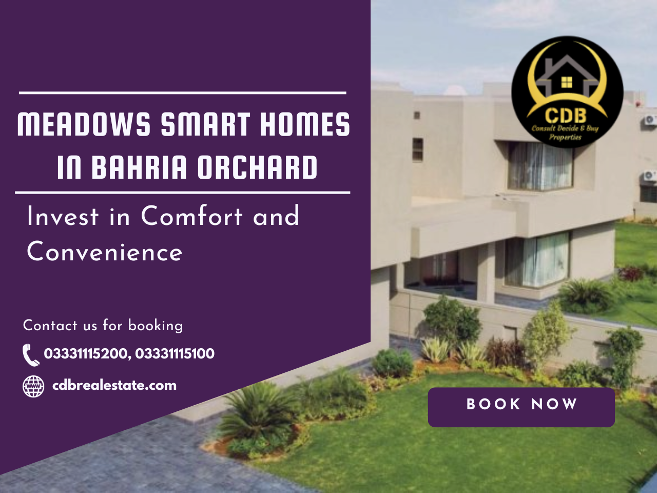 Meadows Smart Homes in Bahria Orchard: Invest in Comfort and Convenience