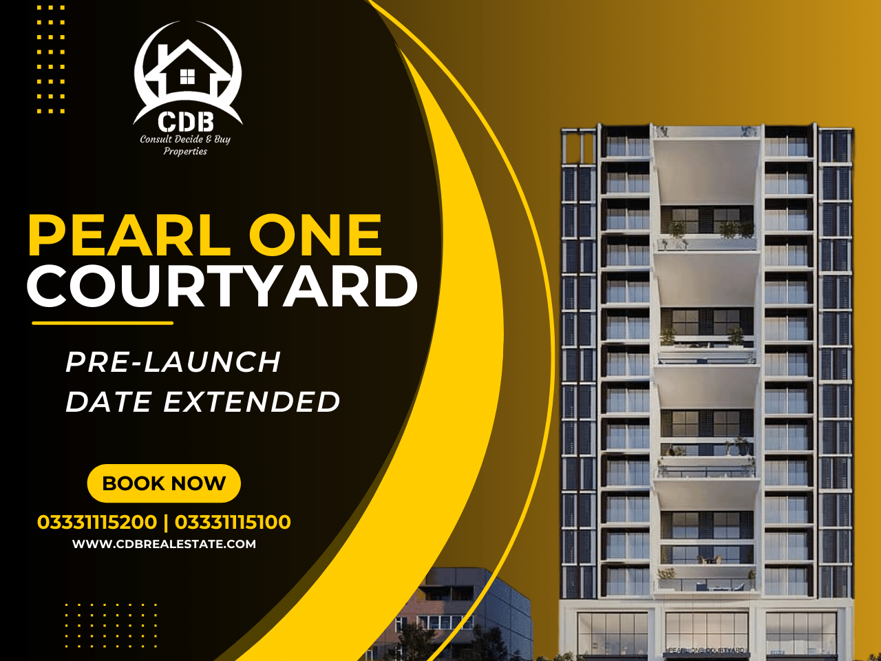 Pearl One Courtyard Pre-Launch Date Extended!