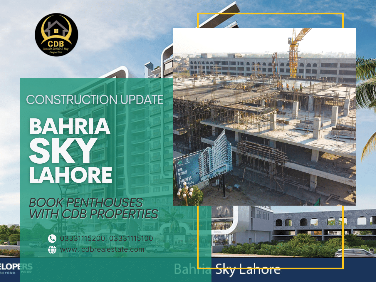 Bahria Sky Lahore December Construction Update