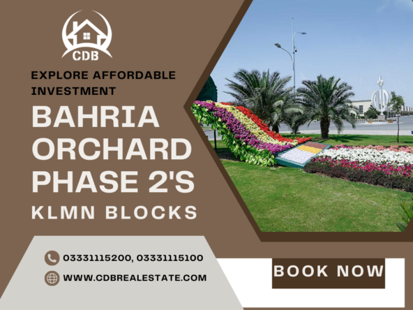 Explore Affordable Investment Bahria Orchard Phase 2's KLMN Blocks