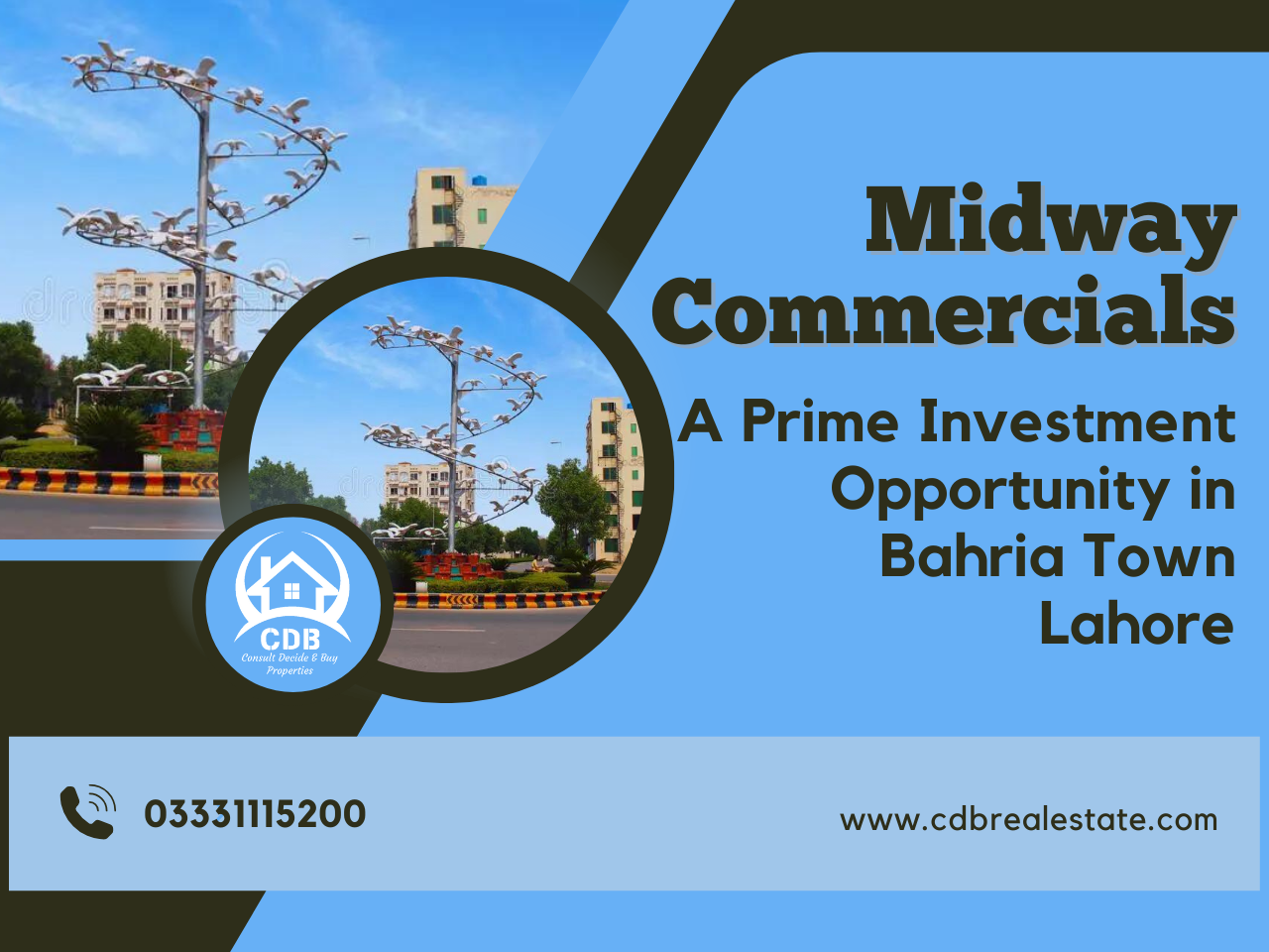 Midway Commercials: A Prime Investment Opportunity in Bahria Town Lahore