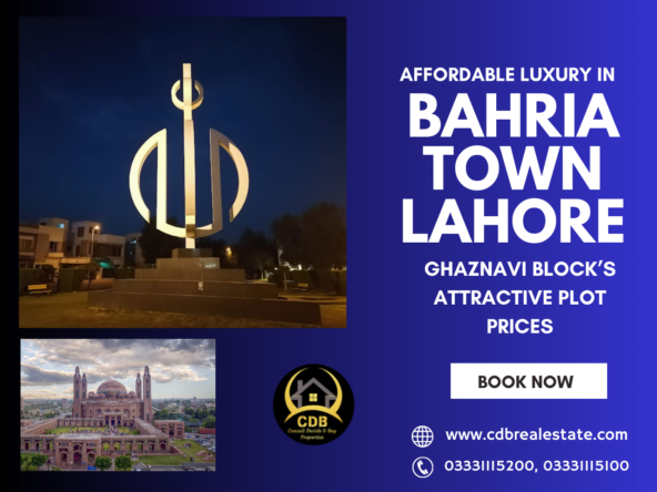 Affordable Luxury in Bahria Town Lahore Ghaznavi Block’s Attractive Plot Prices