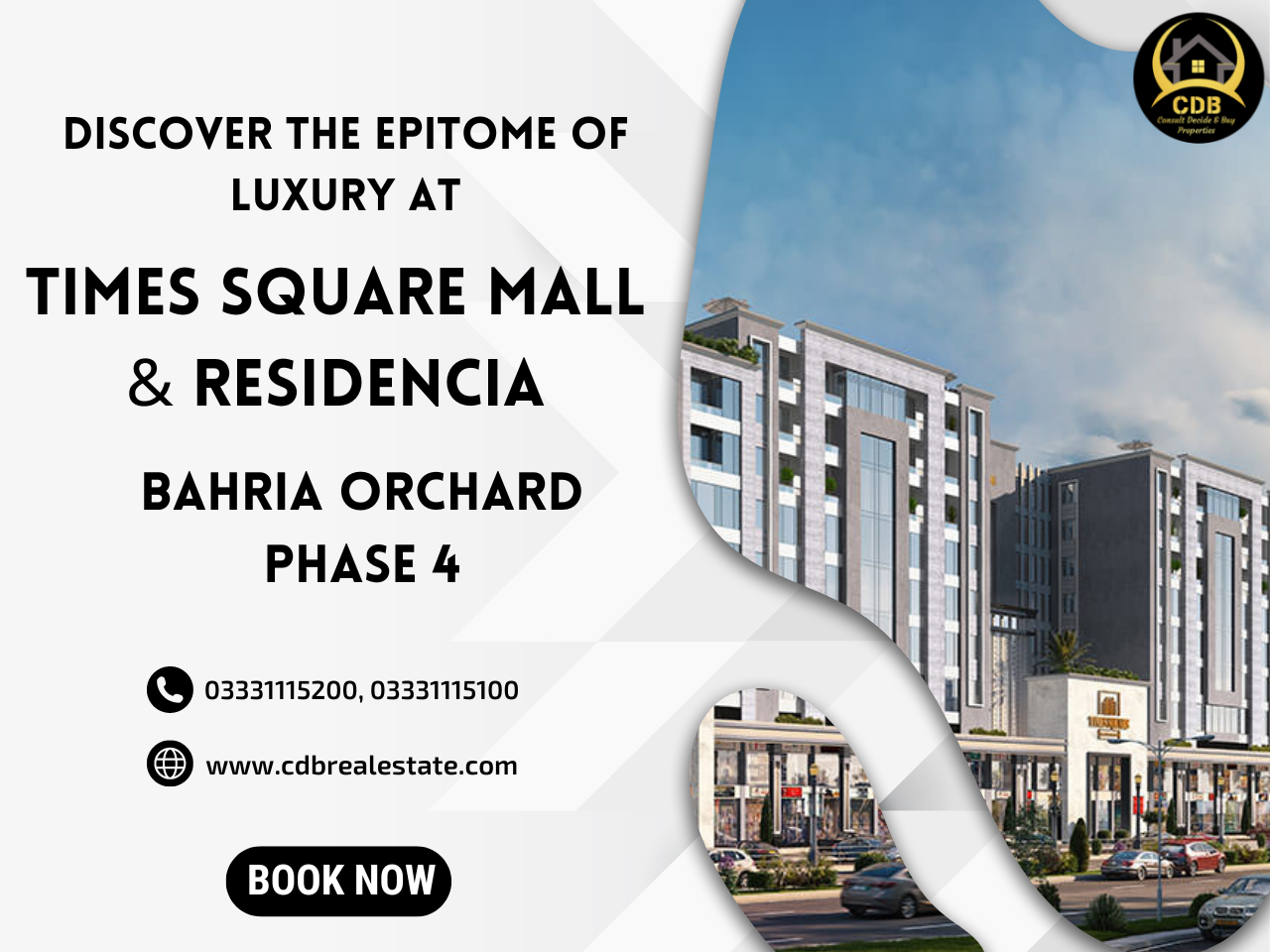Discover the Epitome of Luxury at Times Square Mall & Residencia, Bahria Orchard Phase 4
