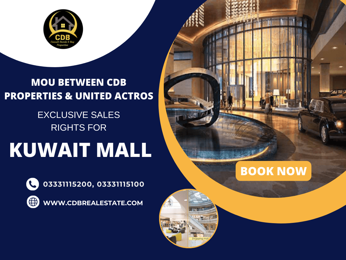 MOU between CDB Properties & United Actros: Exclusive Sales Rights for Kuwait Mall