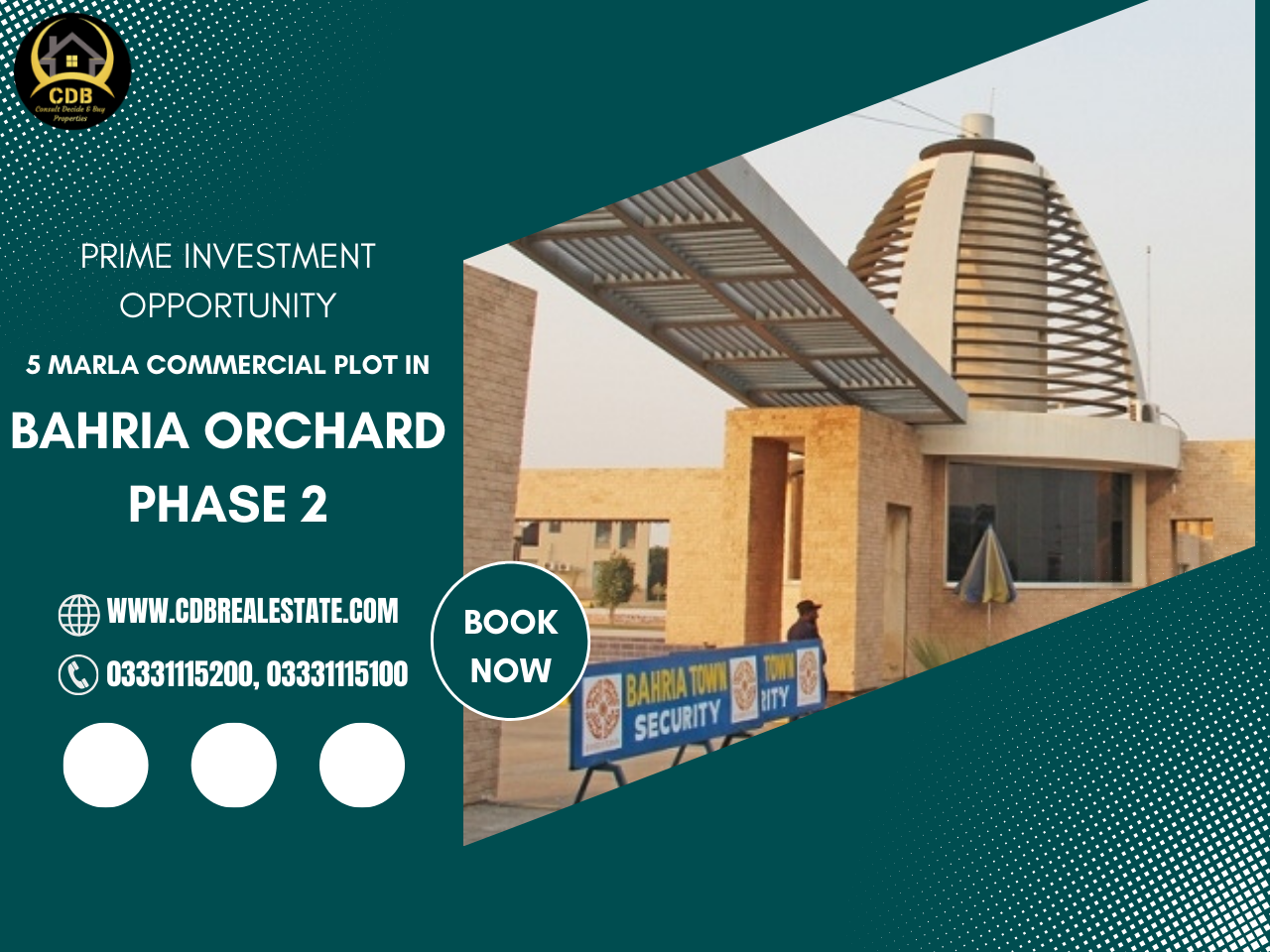 Prime Investment Opportunity 5 Marla Commercial Plot in Bahria Orchard Phase 2