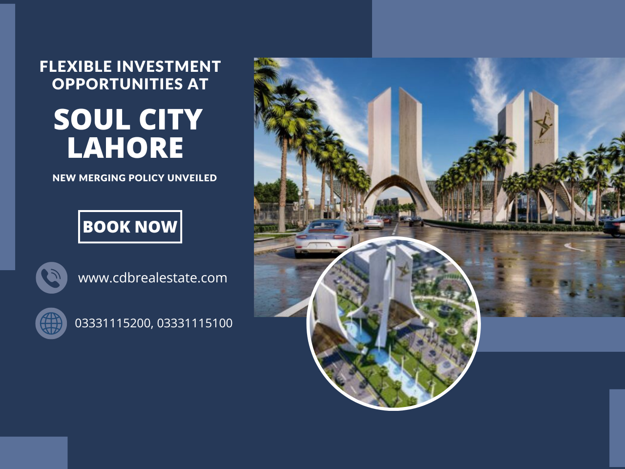 Soul City Flexible Investment Opportunities at Lahore New Merging Policy Unveiled