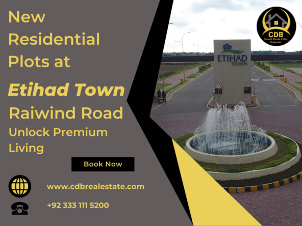 New Residential Plots at Etihad Town, Raiwind Road: Unlock Premium Living