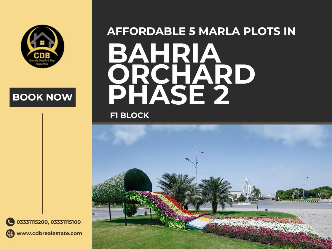 5 Marla Plots in Bahria Orchard Phase 2