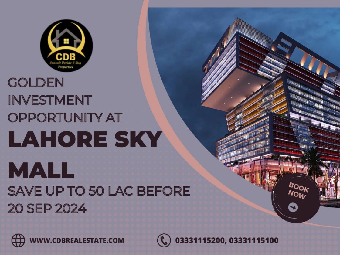 Lahore Sky Mall Golden Investment Opportunity